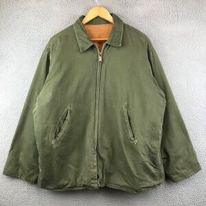 Vintage Army Military Man's Cold Weather Field Coat  EMAR Zipper Fleece lined ja